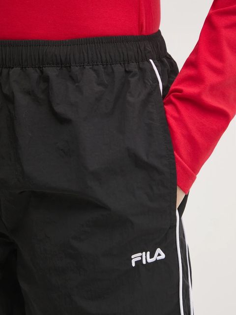Fila spodnie Laplace damskie kolor czarny wzorzyste FAW0891