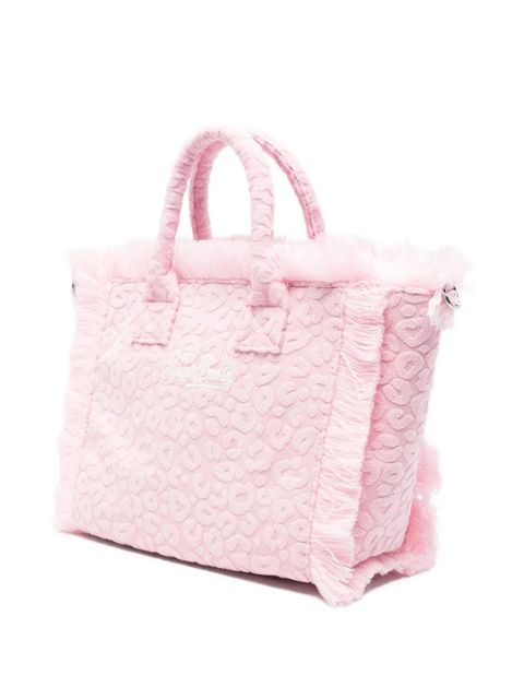 MC2 Saint Barth fringed-trim tote bag - Pink