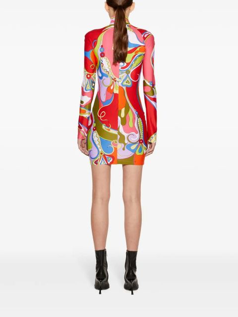 PUCCI Orchidee dress - Red