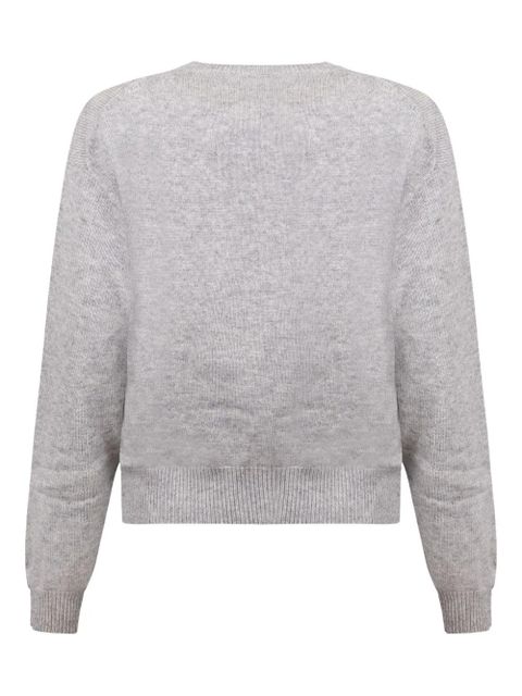 MC2 Saint Barth heart-detail sweater - Grey
