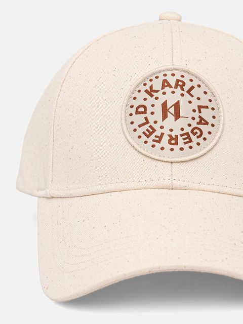 Karl Lagerfeld bejsbolówka damska bawełniana K/CIRCLE - zdjęcie produktu nr 1