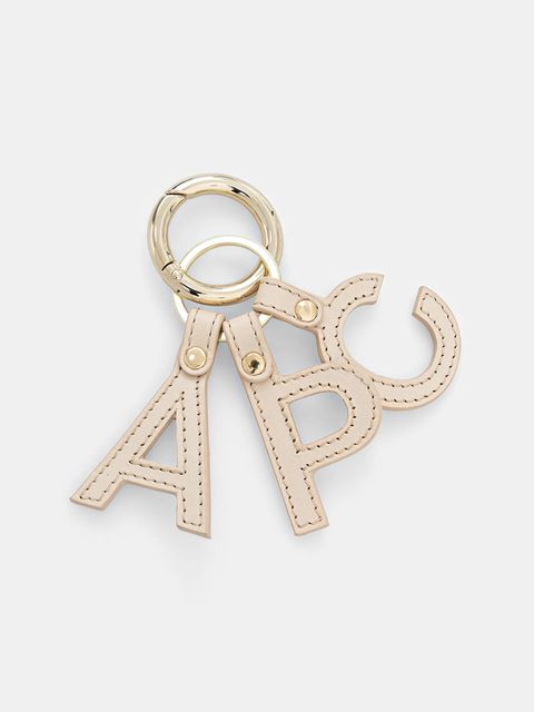 A.P.C. brelok skórzany porte-cles lettres PXAWV.F63656 - zdjęcie produktu nr 1