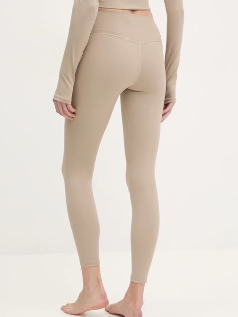 Joy in me legginsy do jogi Oneness Ease kolor beżowy gładkie Oneness Ease 7/8