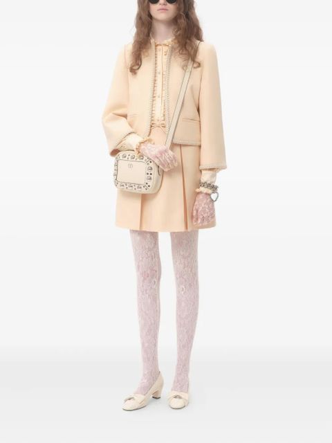 Valentino Garavani mini Crepe Couture skirt - Neutrals