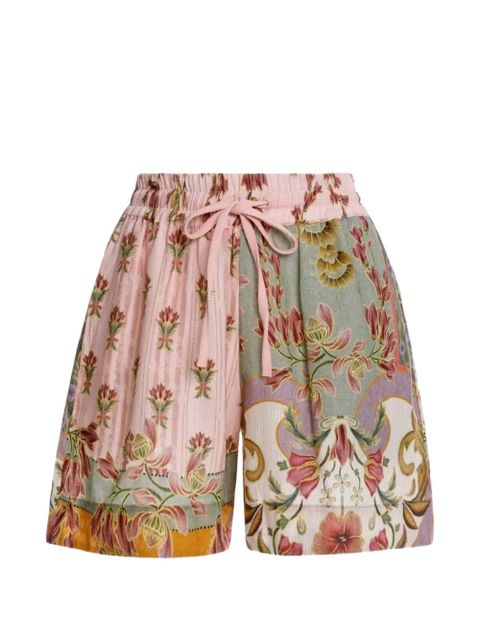 Agua By Agua Bendita Renata floral-pattern shorts - Pink - zdjęcie produktu nr 1