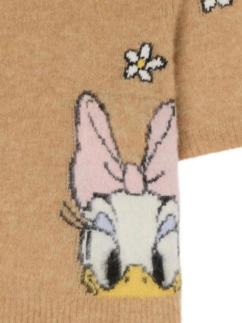 GANNI x Disney floral-graphic top - Neutrals - zdjęcie produktu nr 2