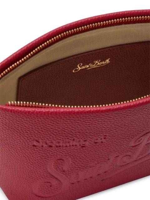 MC2 Saint Barth Aline embossed-logo tote bag - Red