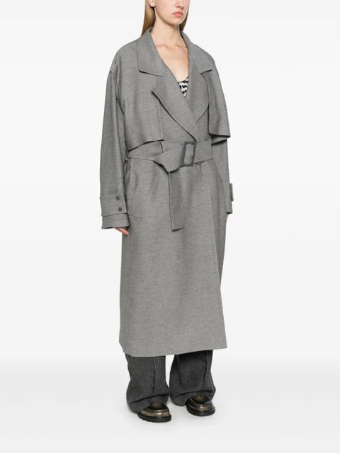 JW Anderson Longline trench coat - Grey