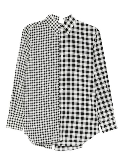 Comme Des Garçons gingham shirt - Black - zdjęcie produktu nr 1