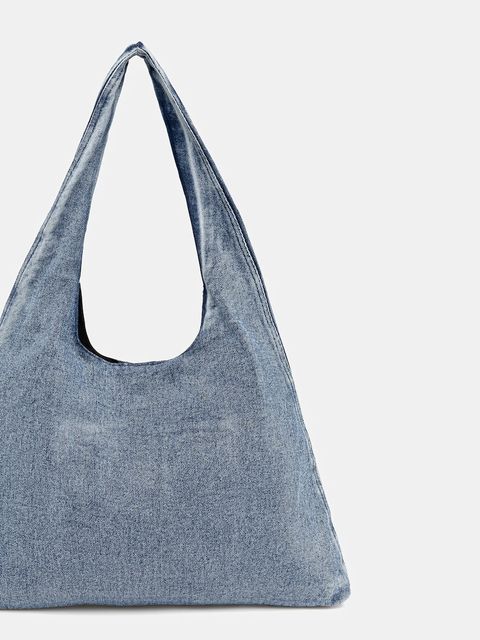 Karl Lagerfeld Jeans torebka jeansowa kolor niebieski B1W50005