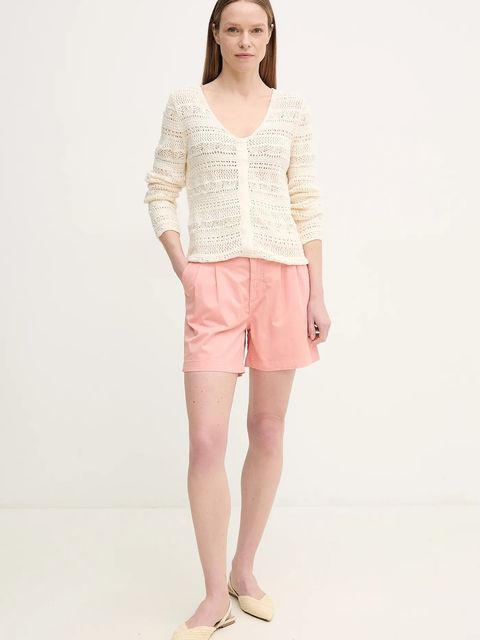 OUI sweter damski kolor beżowy ciepły 92216