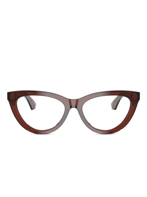 Burberry Eyewear cat-eye acetate glasses - Brown - zdjęcie produktu nr 1