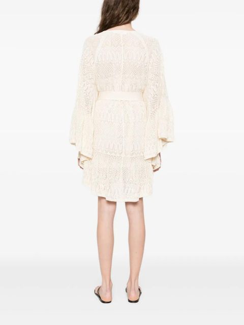 ZIMMERMANN Coco mini dress - Neutrals