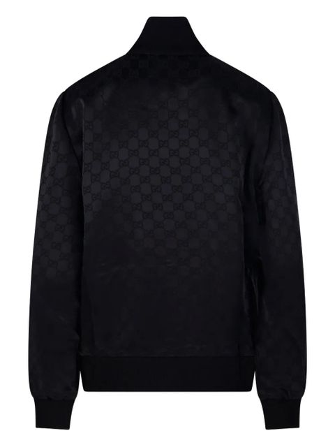 Gucci monogram-patterned zip-up sweatshirt - Black - zdjęcie produktu nr 2