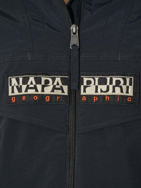 Napapijri kurtka Rainforest Op S W damska kolor granatowy przejściowa NP0A4HTR0411