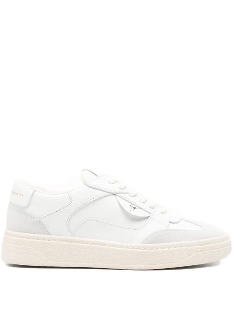 Giuseppe Zanotti leather panelled sneakers - White - zdjęcie produktu nr 1