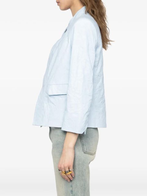 Zadig&Voltaire Veryn leather jacket - Blue