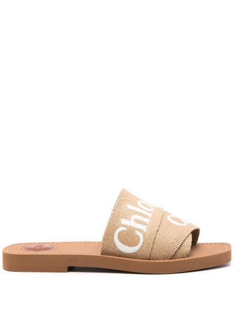 Chloé Woody mules - Brown - zdjęcie produktu nr 1