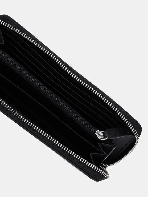 Tommy Jeans portfel damski kolor czarny AW0AW17585