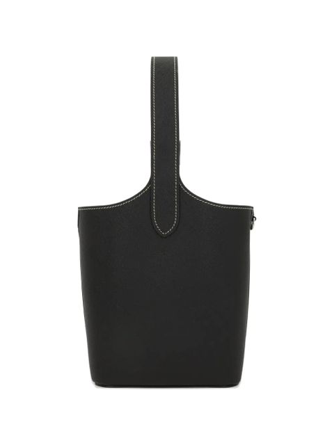 Prada logo-embossed bucket bag - Black - zdjęcie produktu nr 2