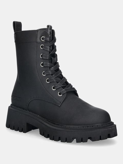 Napapijri workery F4LIORN01/SIN damskie kolor czarny na płaskim obcasie NP0A4IKECO 041 - zdjęcie produktu nr 1