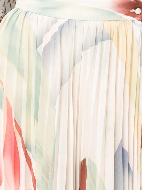 ETRO pleated maxi skirt - Neutrals