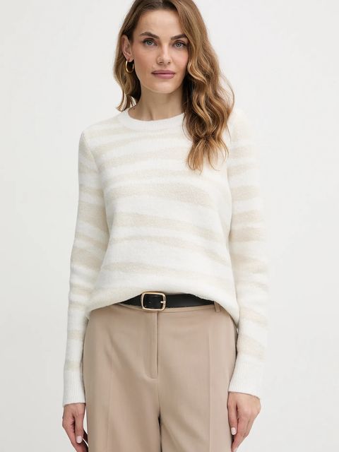 Morgan sweter damski kolor beżowy MTIGRA - zdjęcie produktu nr 1