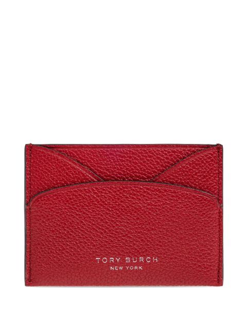 Tory Burch Romy leather card holder - Red