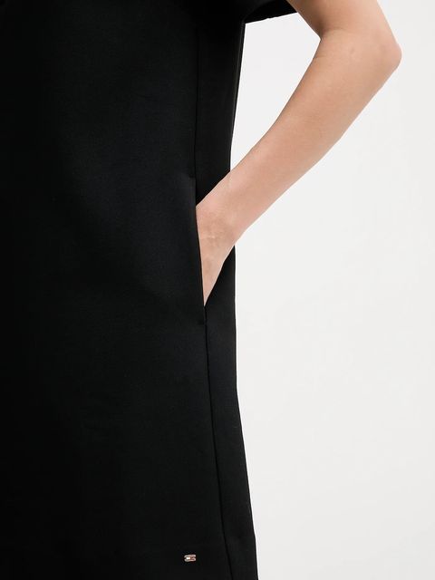 Tommy Hilfiger sukienka kolor czarny mini prosta WW0WW47333