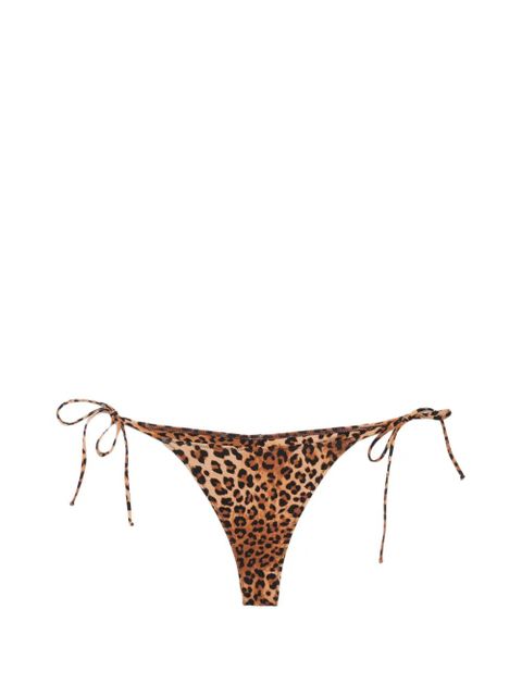 MC2 Saint Barth Marielle leopard-print bikini bottoms - Neutrals - zdjęcie produktu nr 1