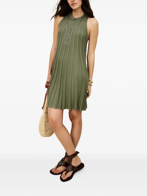 Ba&Sh Sinnta ribbed sleeveless dress - Green - zdjęcie produktu nr 2