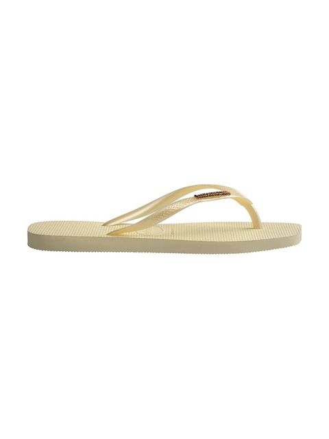 Havaianas japonki damskie SLIM SQUARE LOGO METALLIC - zdjęcie produktu nr 1