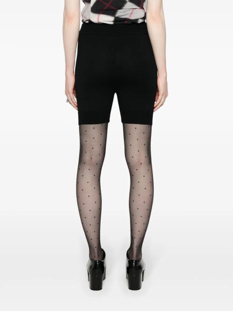 Vivienne Westwood embroidered-logo knitted shorts - Black