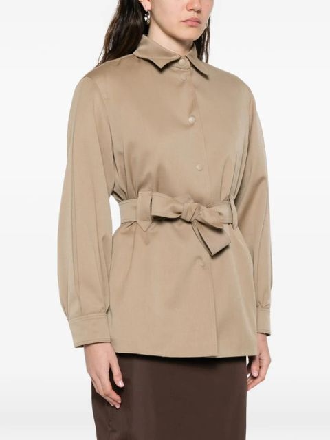 Max Mara belted fitted jacket - Neutrals