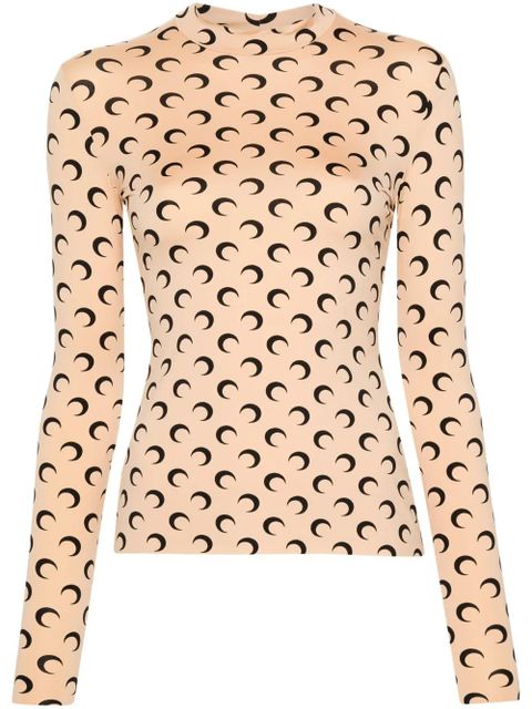 Marine Serre Crescent Moon top - Neutrals - zdjęcie produktu nr 1