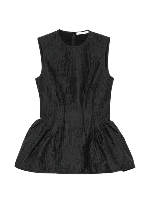 Cecilie Bahnsen Cbdaimi peplum texture top - Black - zdjęcie produktu nr 1