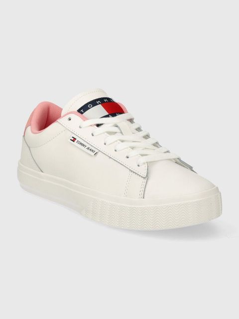 Tommy Jeans sneakersy TJW CUPSOLE SNEAKER ESS kolor biały EN0EN02508