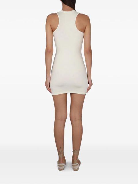 Off-White Sleek Rowing logo-print minidress - Neutrals