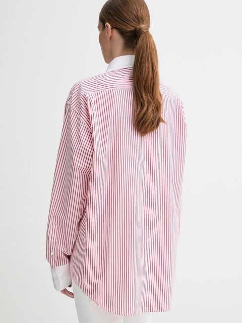 Filippa K koszula bawełniana damska kolor biały relaxed z kołnierzykiem klasycznym 31405.FK