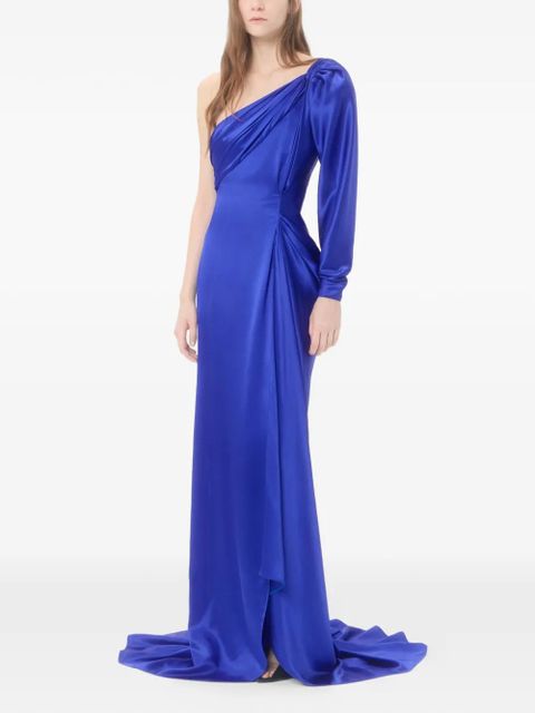 Valentino Garavani crepe satin gown - Blue