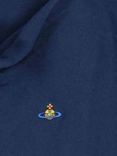 Vivienne Westwood Orb-embroidered top - Blue