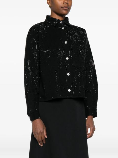 Maje sequin-embellished shirt - Black - zdjęcie produktu nr 2