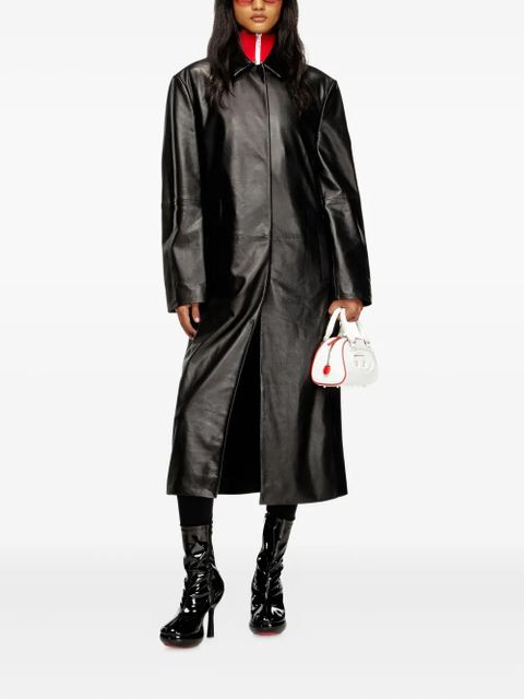 Diesel Lancelot leather coat - Black - zdjęcie produktu nr 2