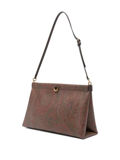 ETRO paisley-pattern shoulder bag - Brown