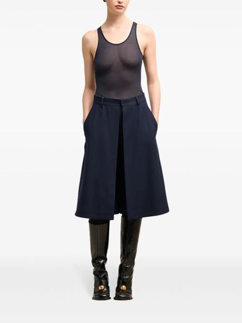 AMI Paris paneled knee-length shorts - Blue - zdjęcie produktu nr 2