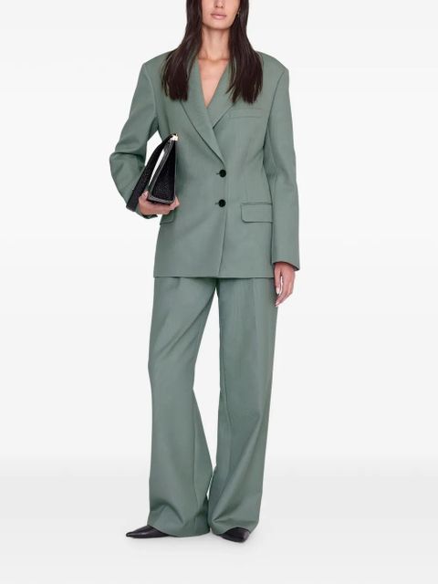 ANINE BING Aretha double-breasted blazer - Green - zdjęcie produktu nr 2