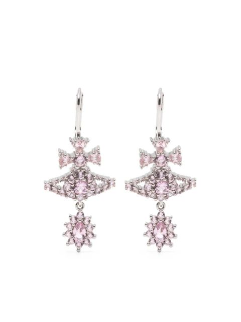 Vivienne Westwood Masha embellished earrings - Pink - zdjęcie produktu nr 1