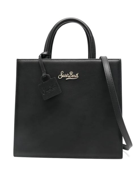 MC2 Saint Barth midi logo tote bag - Black - zdjęcie produktu nr 1