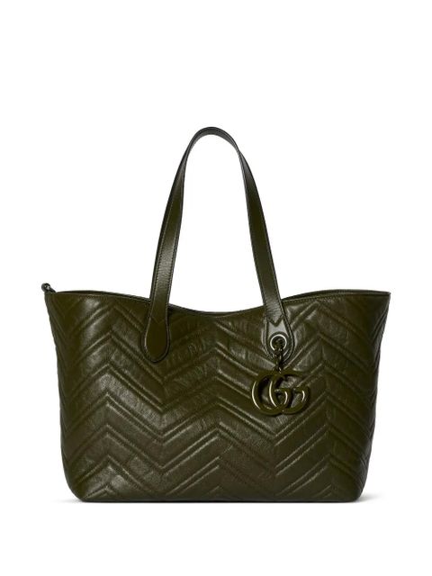 Gucci medium GG Marmont tote bag - Green - zdjęcie produktu nr 1