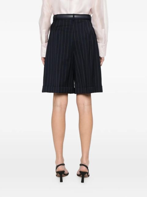 Max Mara Mstere pinstripe shorts - Blue